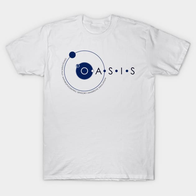 Ready Player One - OASIS Logo T-Shirt by MaironStyle95